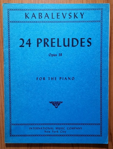 Kabalevsky praludes opus - kabalevsky, 24