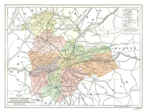 Mappa storica provincia di - mappa,
