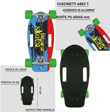 Skateboard in Legno Cruiser