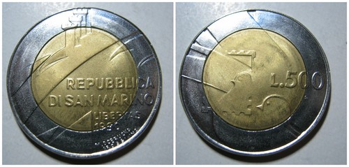 Repubblica san marino - di, 500