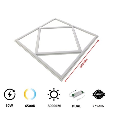 10x luce pannello led 80w - pannello,