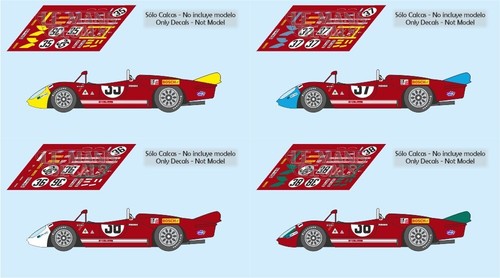 Decals alfa romeo t33 le - decals,
