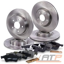 DISCHI FRENO + PASTIGLIE FRENO ANTERIORI + POSTERIORI PER FORD C-MAX FOCUS VOLVO S40 V50