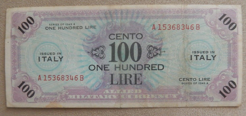 100 lire allied military - 100,