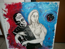 ALT!!!QUADRO OLIO TELA 80X80 DANIELE FALANGA AUTENTICA,ARCHIVIO STREET POP ART 