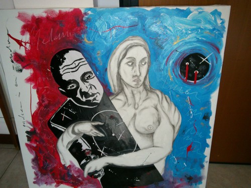 Alt quadro olio tela 80x80 - olio,