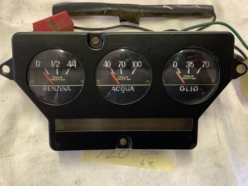 Strumentazione benzina acqua