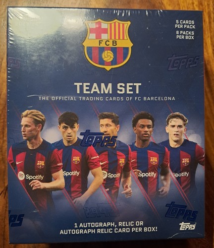 Topps barcelona team set 24 - barcelona,
