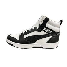 Puma Rebound v6 Mid sneaker uomo retrò bianco/nero/grigio 392326-01
