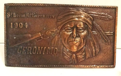 Vintage geronimo chief belt - vintage,