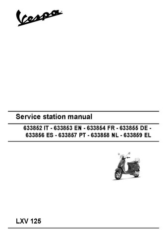 Piaggio vespa service workshop - vespa,
