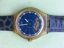 SWATCH AUTOMATIC - QUADRANTE CON VISTA PARZIALE DEL MECCANISMO