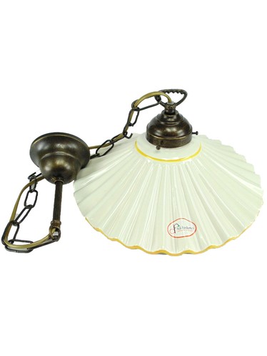 Lampadario ottone