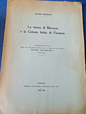 Archeologia Marzullo La Statua Di Marsyas E La Colonia Latina Di Paestum 1933