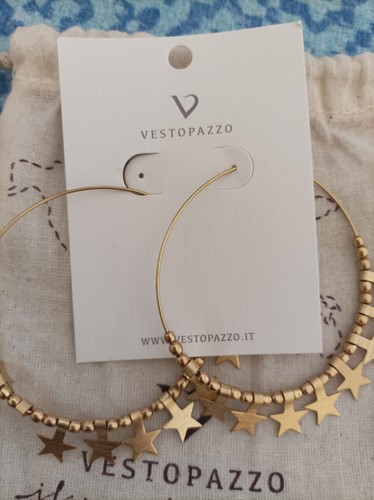 Orecchini gold cerchio - a, con