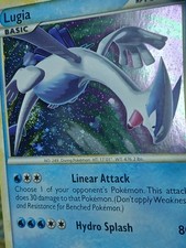 Pokémon Lugia Holo Rara Carta