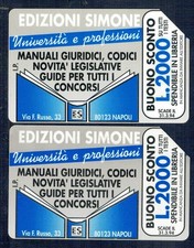 GIAN - Scheda telefonica SIP  "COPPIA EDIZIONE SIMONE"  #2  G. 253/254