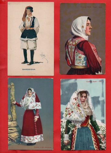 Costumi sardi sardegna - sardi,