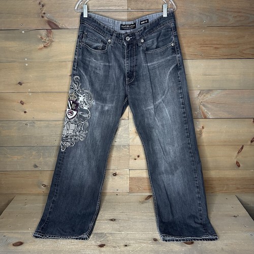 Jeans y2k ecko unltd nero - ecko,