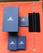 COLLANA E CHARME SWAROVSKI FIOCCO DI NEVE DOUBLE FACE