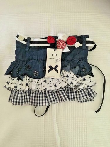 Gonna artigli bambina denim - gonna,