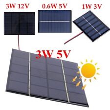 Pannello solare 3W 5V micro portatile caricatore rapido polisilicio fai da te mini esterno