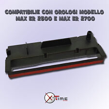 Nastro cartuccia compatibile per timbracartellini max er 2500, max er 2700
