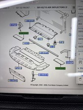 Deflettore aria originale Ford