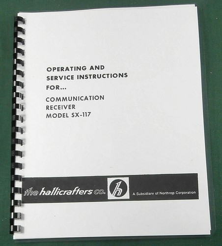 Hallicrafters 117 manuale - sx-117,