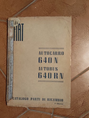 Fiat autocarro 640 catalogo - autocarro,