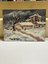 QUADRO TEO RUSSO. OLIO SU