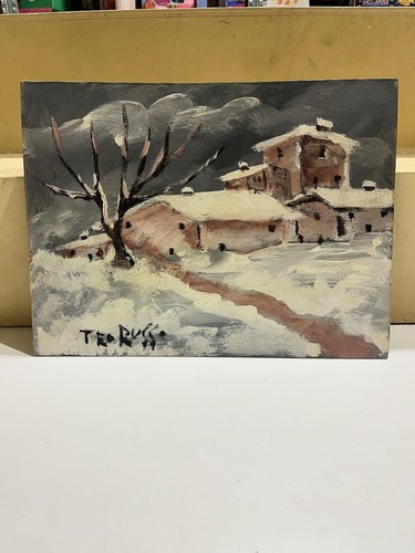 Quadro teo russo olio su - teo,
