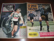 LO SPORT ILLUSTRATO GAZZETTA 1961/2 FIORENTINA INTER LANEROSSI VICENZA POSTER @
