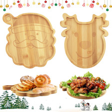 2 Pezzi Natale Vassoio Portata