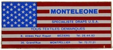 adesivo monteleone bandiera americana montpellier abbigliamento u.s.a. beziers