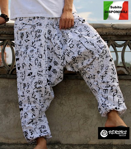 Pantaloni uomo harem alla - pantaloni,