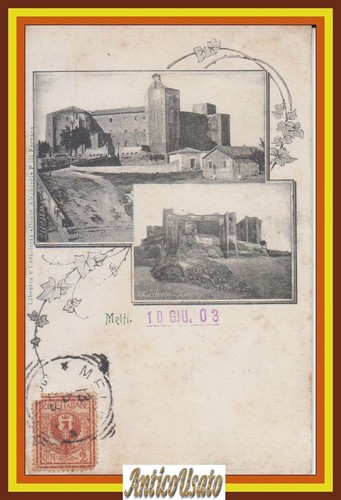 Cartolina melfi castello - cartolina,