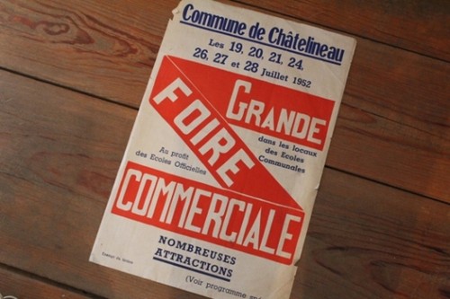 Poster antico tipografia