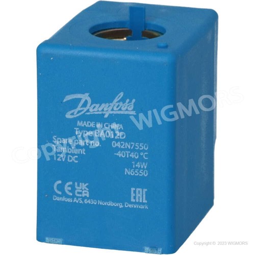 Bobina danfoss ba012d - bobina, 12v