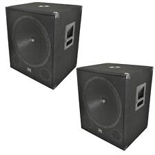 2 x QTX QT18SA 18' subwoofer