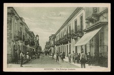 postcard AUGUSTA via prince