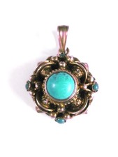 Antico Ciondolo Argento Dorato