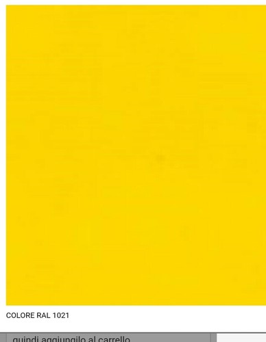 Ral 1021 giallo lucido - ,
