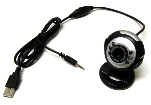 Webcam usb 6 led - webcam,