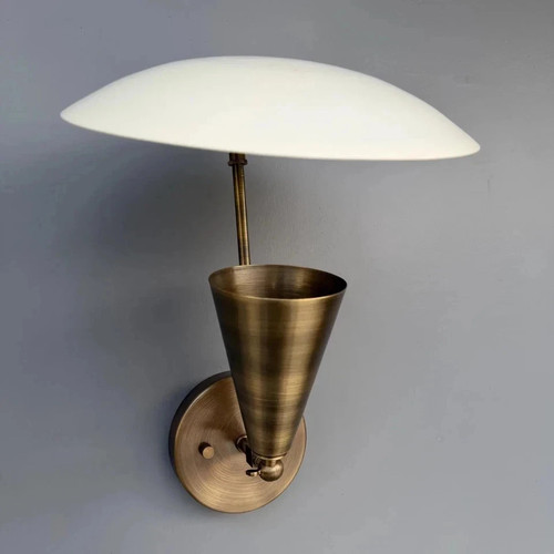 Pair italian modern brass - of,