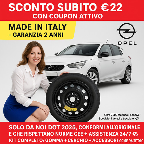 Kit ruotino scorta per - ruotino,