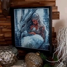 quadro con cornice boho shaby