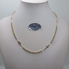 COLLANA ROSARIO A GIRO IN ORO