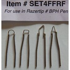 SET DI 4 PUNTE PER PIROGRAFO RAZERTIP O BRENN PETER PER DETTAGLI SET4FFRF