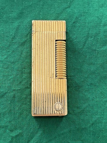 Accendino dunhill laminato oro - accendino,
